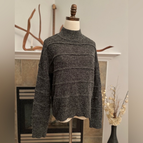 Vero Moda Sweater Knit Grey Size Medium - Picture 2 of 6